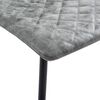 vidaXL Chaises &agrave; manger lot de 2 gris fonc&eacute; similicuir