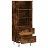 vidaXL Buffet haut Ch&ecirc;ne fum&eacute; 40x36x110 cm Bois d'ing&eacute;nierie
