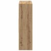 vidaXL Biblioth&egrave;que ch&ecirc;ne artisanal 97,5x29,5x100 cm bois d'ing&eacute;nierie