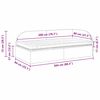 vidaXL Cadre de lit d'angle avec matelas 2 pcs Turquoise Velours