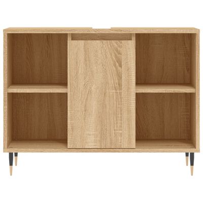 vidaXL Armoire salle de bain chêne sonoma 80x33x60cm bois d'ingénierie