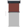 vidaXL Auvent lat&eacute;ral de balcon 85x250 cm Marron