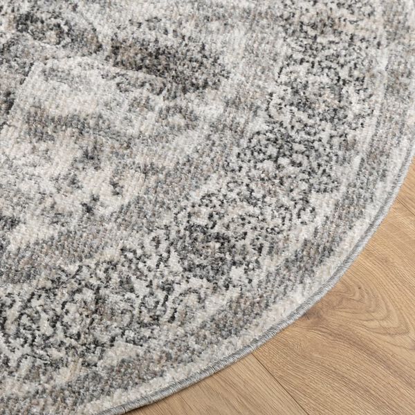 vidaXL Tapis ARBIZU int&eacute;rieur ext&eacute;rieur design vintage &Oslash; 120 cm