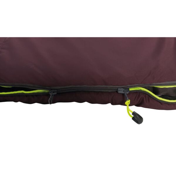 Outwell Sac de couchage Campion Lux fermeture &eacute;clair &agrave; gauche violet