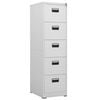 vidaXL Classeur Gris clair 46x62x164 cm Acier