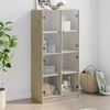 vidaXL Buffet haut avec portes ch&ecirc;ne sonoma bois d'ing&eacute;nierie