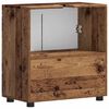 vidaXL Ensemble d'armoire de salle de bain TULUM Bois ancien