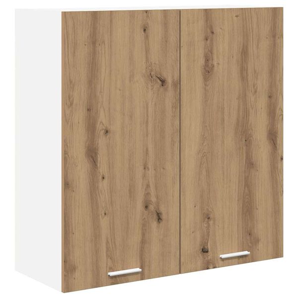 vidaXL Armoire suspendue avec stockage Ch&ecirc;ne artisanal 80 x 31 x 80 cm