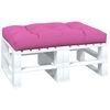 vidaXL Coussin de palette Rose 120x80x12 cm tissu