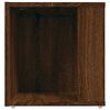 vidaXL Table d'appoint Ch&ecirc;ne marron 33x33x34,5 cm Bois d'ing&eacute;nierie
