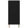 vidaXL Meuble &agrave; vinyles Ch&ecirc;ne noir 84,5 x 38 x 89 cm Bois d'ing&eacute;nierie