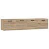 vidaXL Armoires murales 2 pcs Ch&ecirc;ne sonoma 60x36,5x35 cm