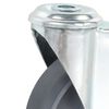 vidaXL 4 pcs Roulettes pivotantes &agrave; trou de boulon 125 mm