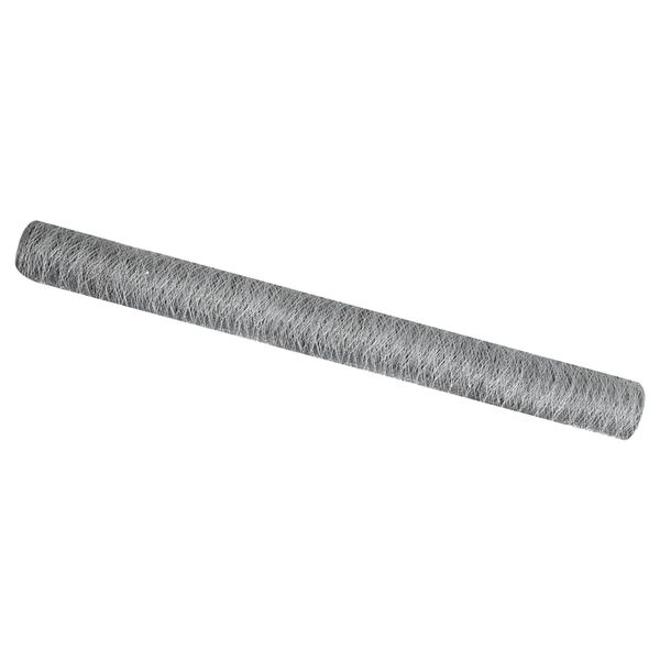 vidaXL Cl&ocirc;ture hexagonale Argent&eacute; 1,5 x 10 m Acier galvanis&eacute;