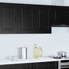 vidaXL Armoire de cuisine avec porte Kalmar Ch&ecirc;ne noir 80 x 31 x 60 cm