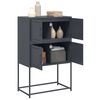 vidaXL Buffet anthracite 68,5x38,5x107 cm acier