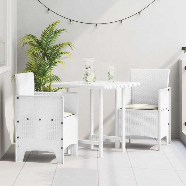 vidaXL Chaise de jardin 2 pcs Blanc 53 x 49 x 85 cm Polypropyl&egrave;ne