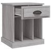 vidaXL Tables de chevet 2 pcs sonoma gris 43x36x50 cm