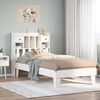 vidaXL Cadre de lit sans matelas blanc 75x190 cm bois de pin massif