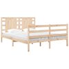vidaXL Cadre de lit sans matelas 135x190 cm bois de pin massif