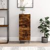 vidaXL Buffet Ch&ecirc;ne fum&eacute; 34,5x34x90 cm Bois d'ing&eacute;nierie