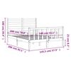 vidaXL Cadre de lit sans matelas 140x200 cm bois massif de pin