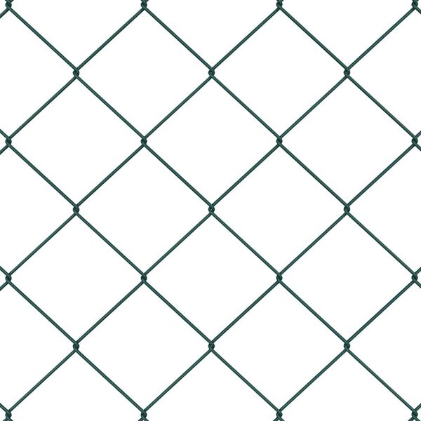 vidaXL Poteau de cl&ocirc;ture. Vert 10 x 1,5 m (mailles de 60 x 60 mm)