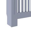 vidaXL Cache-radiateur gris 112x19x81,5 cm MDF