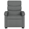 vidaXL Fauteuil inclinable Gris fonc&eacute; Tissu