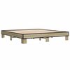 vidaXL Cadre de lit sans matelas ch&ecirc;ne sonoma 160x200 cm