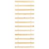 vidaXL Lattes de lit 80x200 cm bois de pin massif