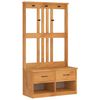 vidaXL Portemanteau SANDNES 87x40x159,5 cm bois massif pin