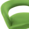 vidaXL Chaises &agrave; manger lot de 6 vert similicuir