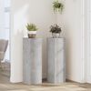 vidaXL Supports pour plantes 2 pcs gris b&eacute;ton bois d'ing&eacute;nierie