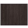 vidaXL Tapis rectangulaire marron fonc&eacute; 80x100 cm bambou