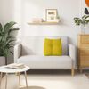 vidaXL Coussin de Dos Jaune 45 x 24 x 50 cm Velours
