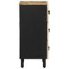 vidaXL Buffet 40x33,5x75 cm bois de manguier brut massif