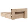 vidaXL Cadre de lit sans matelas 140x190 cm bois de pin massif