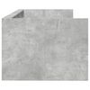 vidaXL Lit de jour avec tiroirs sans matelas gris b&eacute;ton 100x200 cm