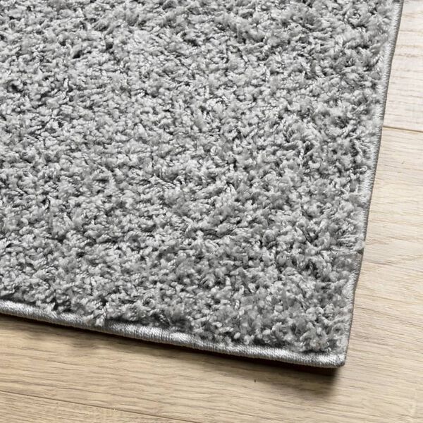 vidaXL Tapis shaggy PAMPLONA poils longs moderne gris 80x150 cm