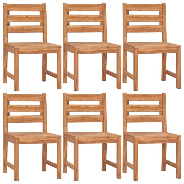 vidaXL Ensemble &agrave; manger de jardin 7 pcs Bois de teck solide