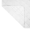 vidaXL Couvre-matelas matelass&eacute; Blanc 120x200 cm L&eacute;ger