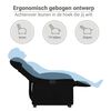 vidaXL Fauteuil inclinable &eacute;lectrique noir tissu