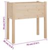 vidaXL Jardini&egrave;re 70x31x70 cm bois de pin massif
