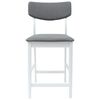 vidaXL Chaises de salle &agrave; manger 2 pcs Blanc 48 x 49 x 95 cm