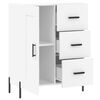 vidaXL Buffet blanc 69,5x34x90 cm bois d'ing&eacute;nierie