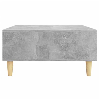 vidaXL Table basse gris béton 60x60x30 cm bois d'ingénierie