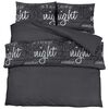 vidaXL Ensemble de housse de couette noir et blanc 220x240 cm coton