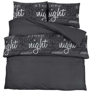 vidaXL Ensemble de housse de couette noir et blanc 220x240 cm coton