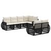 vidaXL Ensemble de canap&eacute; de jardin 7 pc 7-Nombre de places